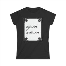 Load image into Gallery viewer, "Gratitude" Women's Softstyle Tee