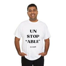 Load image into Gallery viewer, UnStop "ABLE" Autism Unisex Heavy Cotton Tee