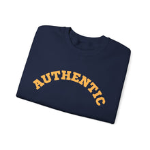 Load image into Gallery viewer, AUTHENTIC Yellow Text Heavy Blend™ Crewneck Sweatshirt Autism Collection