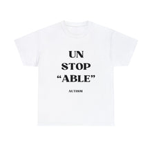 Load image into Gallery viewer, UnStop "ABLE" Autism Unisex Heavy Cotton Tee