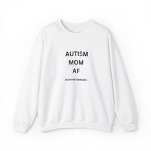 Load image into Gallery viewer, "AUTISM MOM AF: Always Fearless" Unisex Heavy Blend™ Crewneck Sweatshirt