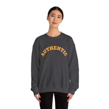 Load image into Gallery viewer, AUTHENTIC Yellow Text Heavy Blend™ Crewneck Sweatshirt Autism Collection