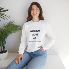Load image into Gallery viewer, "AUTISM MOM AF: Advocating Fearlessly" Unisex Heavy Blend™ Crewneck Sweatshirt