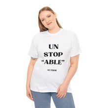 Load image into Gallery viewer, UnStop "ABLE" Autism Unisex Heavy Cotton Tee