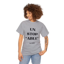 Load image into Gallery viewer, UnStop "ABLE" Autism Unisex Heavy Cotton Tee