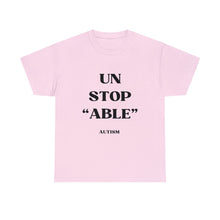 Load image into Gallery viewer, UnStop "ABLE" Autism Unisex Heavy Cotton Tee
