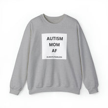Load image into Gallery viewer, "AUTISM MOM AF: Always Fearless" Unisex Heavy Blend™ Crewneck Sweatshirt