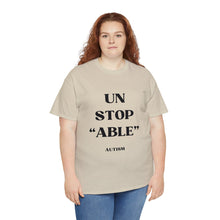 Load image into Gallery viewer, UnStop "ABLE" Autism Unisex Heavy Cotton Tee