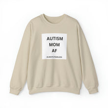 Load image into Gallery viewer, "AUTISM MOM AF: Always Fearless" Unisex Heavy Blend™ Crewneck Sweatshirt