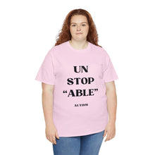 Load image into Gallery viewer, UnStop "ABLE" Autism Unisex Heavy Cotton Tee