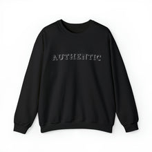 Load image into Gallery viewer, "AUTHENTIC" tone on tone Unisex Heavy Blend™ Crewneck Sweatshirt Autism Collection