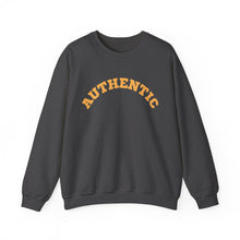 Load image into Gallery viewer, AUTHENTIC Yellow Text Heavy Blend™ Crewneck Sweatshirt Autism Collection