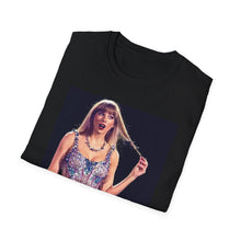 Load image into Gallery viewer, Showgirl Vibes Unisex T-Shirt, Concert Merch, Casual Wear, Music Fan Shirt, Gift for Her, Pop Culture Apparel