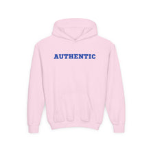 Load image into Gallery viewer, "TYLOR'S 'AUTHENTIC' SMILE" Autism Sweatshirt Youth Girls/Boys Heavy Blend Hoodie