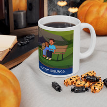 Load image into Gallery viewer, Autism Siblings Ceramic Mug 11oz