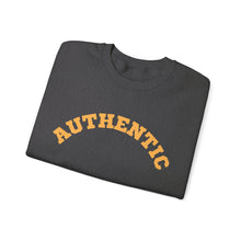 Load image into Gallery viewer, AUTHENTIC Yellow Text Heavy Blend™ Crewneck Sweatshirt Autism Collection