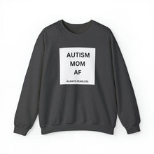 Load image into Gallery viewer, "AUTISM MOM AF: Always Fearless" Unisex Heavy Blend™ Crewneck Sweatshirt