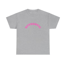 Load image into Gallery viewer, AUTHENTIC Pink Text Unisex Heavy Cotton Tee Autism Collection