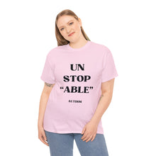Load image into Gallery viewer, UnStop "ABLE" Autism Unisex Heavy Cotton Tee