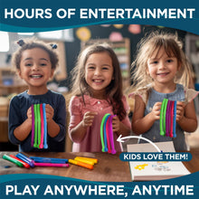 Load image into Gallery viewer, BUNMO Fidget Toys and Textured Sensory Toys Textured Stretchy Strings Fidget Toy. Bumpy Fidget Toys for Adults and Kids Make Perfect Anxiety Toys, Autism Sensory Toys, and Stress Toys