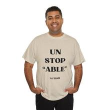 Load image into Gallery viewer, UnStop "ABLE" Autism Unisex Heavy Cotton Tee