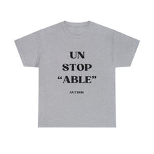 Load image into Gallery viewer, UnStop "ABLE" Autism Unisex Heavy Cotton Tee
