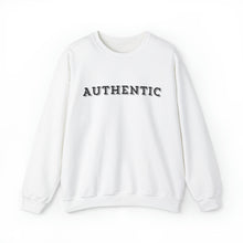 Load image into Gallery viewer, "AUTHENTIC" tone on tone Unisex Heavy Blend™ Crewneck Sweatshirt Autism Collection