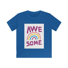 Load image into Gallery viewer, "Awesome Rainbow" Kids Softstyle Tee