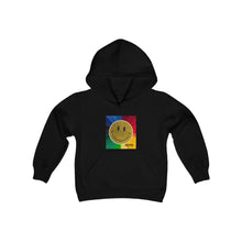 Load image into Gallery viewer, "Smile Preppy" Youth Heavy Blend Hooded Sweatshirt