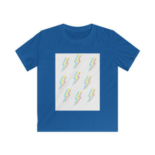 Load image into Gallery viewer, Lightning Strikes Again" Kids Softstyle Tee