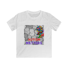 Load image into Gallery viewer, "AUTISM MATTERS" - Kids Softstyle Tee