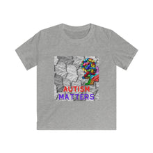 Load image into Gallery viewer, "AUTISM MATTERS" - Kids Softstyle Tee
