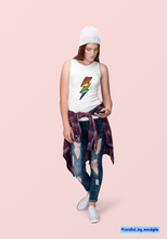 Load image into Gallery viewer, "Rainbow Lightning" Kids Softstyle Tee