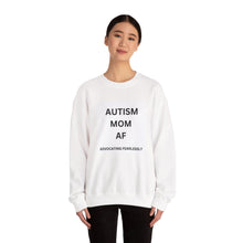 Load image into Gallery viewer, &quot;AUTISM MOM AF: Advocating Fearlessly&quot; Unisex Heavy Blend™ Crewneck Sweatshirt
