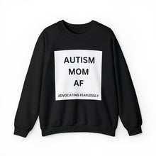 Load image into Gallery viewer, &quot;AUTISM MOM AF: Advocating Fearlessly&quot; Unisex Heavy Blend™ Crewneck Sweatshirt
