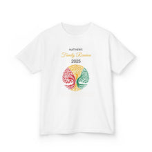 Load image into Gallery viewer, &quot;MATTHEWS&quot; Designed KIDS Size Family Reunion Cotton Tee - Colorful Tree Design
