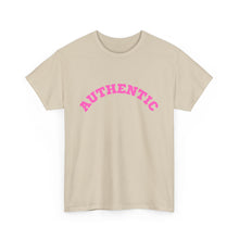 Load image into Gallery viewer, AUTHENTIC Pink Text Unisex Heavy Cotton Tee Autism Collection
