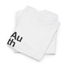Load image into Gallery viewer, &quot;Authentic Defined&quot; - Unisex Heavy Cotton Tee - Minimalist Design Statement T-Shirt
