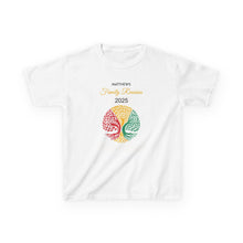 Load image into Gallery viewer, &quot;MATTHEWS&quot; Designed KIDS Size Family Reunion Cotton Tee - Colorful Tree Design
