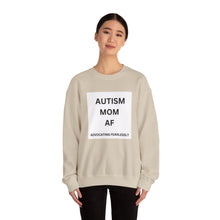Load image into Gallery viewer, &quot;AUTISM MOM AF: Advocating Fearlessly&quot; Unisex Heavy Blend™ Crewneck Sweatshirt
