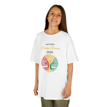 Load image into Gallery viewer, &quot;MATTHEWS&quot; Designed KIDS Size Family Reunion Cotton Tee - Colorful Tree Design
