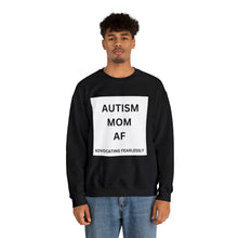 Load image into Gallery viewer, &quot;AUTISM MOM AF: Advocating Fearlessly&quot; Unisex Heavy Blend™ Crewneck Sweatshirt
