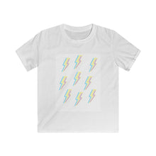 Load image into Gallery viewer, Lightning Strikes Again&quot; Kids Softstyle Tee
