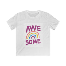 Load image into Gallery viewer, &quot;Awesome Rainbow&quot; Kids Softstyle Tee
